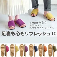 ツボ押しサンダル ヘルシールームサンダル ふみっぱ (fumippa 健康サンダル 足つぼ ツボ押し スリッパ サンダル 健康スリッパ)