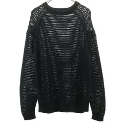 BEAUTY&YOUTH UNITED ARROWS ビューティーアンドユースユナイテッドアローズ コットン 長袖 透かし編み セーター XL グリーン系 ニット メンズ 古着