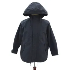 アメリカンホリック AMERICAN HOLIC ジャケット マウンテンパーカー 上着 ミドル丈 M 紺 無地 ジップアップ /SY31 ■ECC001