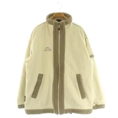 カッパ kappa ボアフリースジャケット ジップアップ ハイネック L オフホワイト /MY ■OS ■ECB001