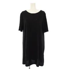 ジョルジュレッシュ GRORCE RECH ワンピース 半袖 ひざ丈 40 黒 ブラック /KH ■ECC001