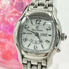 【レア】シチズン クロスシー xC エコドライブ 電波時計 トノー シルバー H330-T0079593 ソーラー デュラテクト レディース 腕時計 ウォッチ ジュエリーリューズ