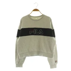 フィラ FILA スウェットトレーナー 長袖 プルオーバー ロゴ M グレー /MY ■OS ■ECB001