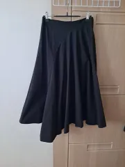 後ろゴム アシンメトリー スカート