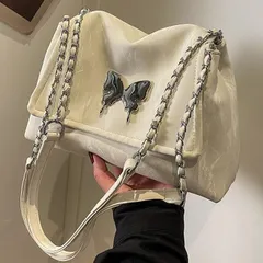 トートバッグ 大容量 通勤 レディース バタフライデザイン ショルダーバッグ 旅行 都市通勤