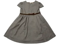 k05251112030　Catherine Cottage　130サイズ　茶×ベージュ×グレー　　ワンピース or ドレス　ワンピース　秋冬