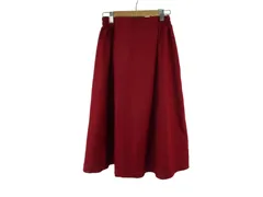 k05251112001　earth music & ecology　フリーサイズ　レッド系　　スカート　ミディアム丈　通年