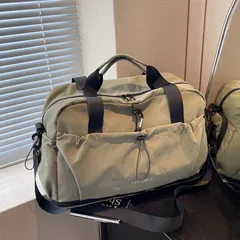 スポーツバッグ 大容量 旅行用 収納 ウェットドライ分離 軽量 コンパクト 短期旅行 ジムバッグ