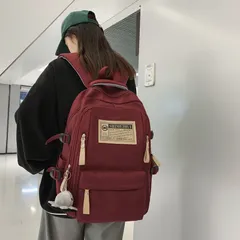 リュックサック 大容量 女子 高校生 中学生 丈夫 耐久性 ファッション カジュアル 大サイズ バックパック