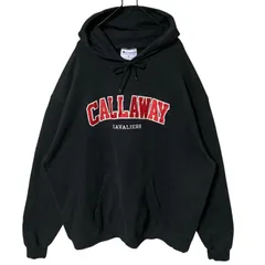 2XL ブラック 黒 パーカー カレッジロゴ ワッペン 刺繍 オーバーサイズ チャンピオン フーディ スウェット レディース ユニセックス メンズ 古着 長袖 CHM