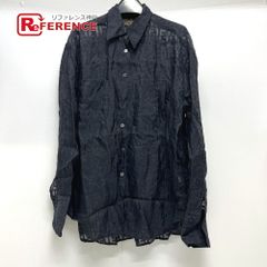 FENDI フェンディ シースルー 長袖シャツ ズッカ柄イタリア製 ロゴ 総
