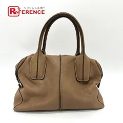 TOD’S トッズ ボストンバッグ Dスタイリング レザー ブラウン