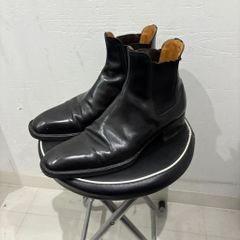 エルメス サイドゴア チェルシー ブーツ ウイングチップ レザー