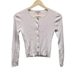 TOCCA(トッカ) カーディガン サイズXS レディース美品  - ライトピンク 長袖/シルク/ニット