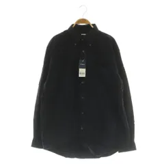 ユニクロ UNIQLO コーデュロイシャツ 長袖 ボタンダウン L ネイビー /MY ■OS ■ECB001