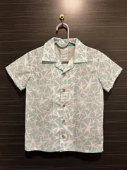 オープンカラーのキッズシャツ 「STAR」