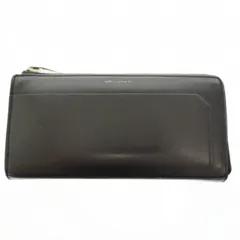 サンローラン パリ SAINT LAURENT PARIS ロゴ レザー L字ファスナー ウォレット 長財布 黒 ブラック ブランド古着ベクトル 中古☆AA★▲250718