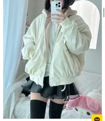 新品) アイボリー リバーシブル MA-1ジャケット