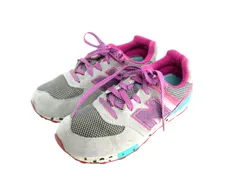 k01251015074　new balance ニューバランス　22.5㎝　ピンク系　　シューズ　スニーカー　通年