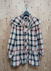 ダックスキッズ ハウス チェック ワンピース