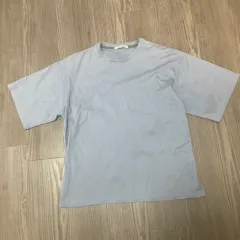 【227475】JOURNAL STANDARD ジャーナルスタンダード  半袖Tシャツ　コットン100％　丸首　ストレッチ　無地　S メンズ  ・ ライトブルー