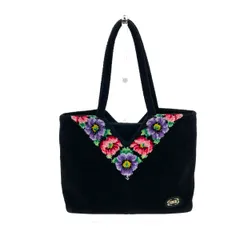 FEILER フェイラー トートバッグ  アネモネ シェニール織    ブラック レディース / 240001190807