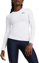アンダーアーマー レディース トップス Tシャツ Under Armour Womens HeatGear OG Compression Long Sleeve TShirt White ホワイト