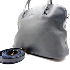 【良品✨】Longchamp 2way leather shoulderbag ロンシャン オールレザー ショルダーバッグ ホースロゴ 肩掛け ハンドバッグ