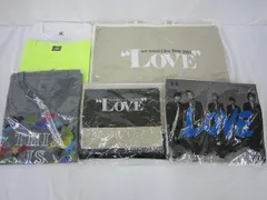  未開封 嵐 のみ ツアーバッグ ポーチ Tシャツ 等 6点 グッズセット