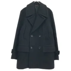 JOHN LAWRENCE SULLIVAN ジョン ローレンス サリバン 17AW メルトンウールPコート 1B012-0317-05 ブラック 46