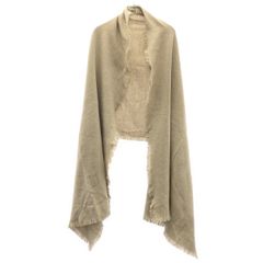 極希少 美品 ASAUCE MELER シルク アルパカ 大判マフラー ストール