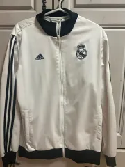 アディダス レアルマドリード トラック ジャケット 白黒 ジャージ