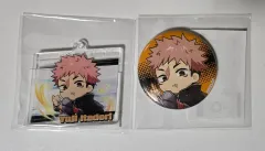 呪術廻戦 マルクジ 虎杖 悠仁 アクリル キーホルダー 缶バッジ 出品