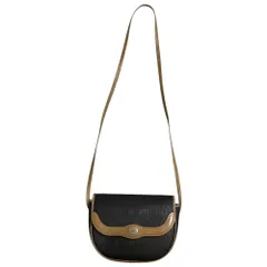 Christian Dior(クリスチャンディオール) Old Monogram shoulder pouch オールド モノグラム ショルダー ポーチ ブラック×ベージュ