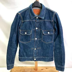 01w-5409 デラックスウエア DELUXEWARE  デニムジャケット DX402XX サイズ36 インディコブルー メンズ ジージャン Gジャン【中古品】