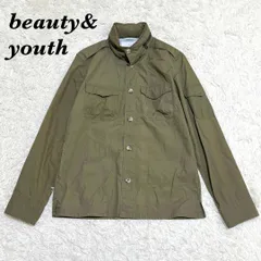 Beauty&Youth ミリタリージャケット　 L カーキ フード収納可能