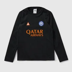 【送料無料・匿名配送】Nike ナイキ インテル 25/26 SE 長袖 プレマッチトップ 黒 オレンジ 2つ星 新品 正規品 日本未発売