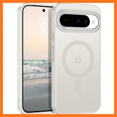 【新品】 VENINGO Google Pixel 10/10 Pro専用ケース 6.3インチ ライトベージュ MagSafe対応 マグネット搭載 半透明 マット質感 米軍MIL規格 耐衝撃 軽量 指紋防止 擦り傷防止 全面保護 秋冬に適合 TPU+PC  0