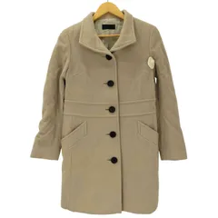 アイシービー ICB CASHMERE＆Merino Wool Balmacaan Coat カシミア混 メリノウール スタンドカラー コート  レディース JPN：11号 のサムネイル
