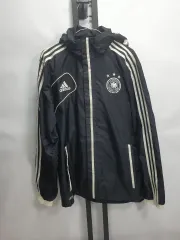 アディダス ドイツ ウィンドブレーカー レイン ジャケット ブラック 95