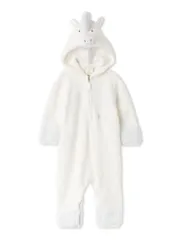 新品 [ジェラート ピケ] 【BABY】ベビモコポニーロンパース PBNO255441 ユニセックスベビー OWHT 80