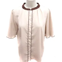 テチチ Te chichi シャツ ブラウス 半袖 F ベージュ /RT