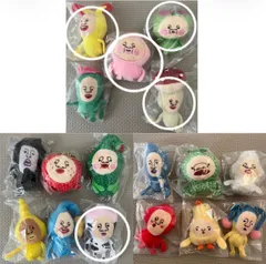 こびとづかんのぬいぐるみ　アラシクロバネ　シボリオオチチ　ノミビョウタン　ヒヨッコマネッハルゴロモ　マスコット　小人図鑑　こびと図鑑　こびとずかん　おもちゃ　カプセルトイ　ガチャガチャ　ガチャ　ガシャポン　ストラップ　キーホルダー