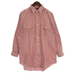 ポロ バイ ラルフローレン Polo by Ralph Lauren シャツ 長袖 チェック コットン レッド M ☆AA★