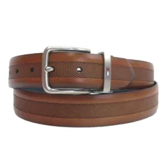 トミーヒルフィガー TOMMY HILFIGER レザー ベルト ハトメ ブラウン 42 105