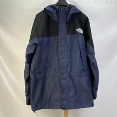 01w-5697 ザ・ノースフェイス THE NORTH FACE  マウンテンライトデニムジャケット  インディゴデニム  ブルー  サイズM  ベトナム製 メンズ  アウター  ナイロン  NP12032  【中古品】