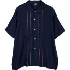 古着 70年代~ CLUBMAN 半袖 ボックスシャツ USA製 メンズL相当 ヴィンテージ/eaa617275