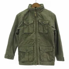 ギャップキッズ GAP KIDS ミリタリージャケット ブルゾン カーキ 140 ■F