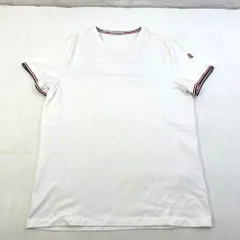 01w-5776 モンクレール MONCLER  スリムフィット MAGLIA Vネック Tシャツ C-SCOM-18-1634 L  トップス  【中古品】