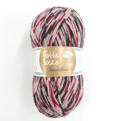 毛糸 Rellana レラーナ  Flotte socke scandinavia 4fach 1473番色 100g玉巻 約420m ソックヤーン 未使用品